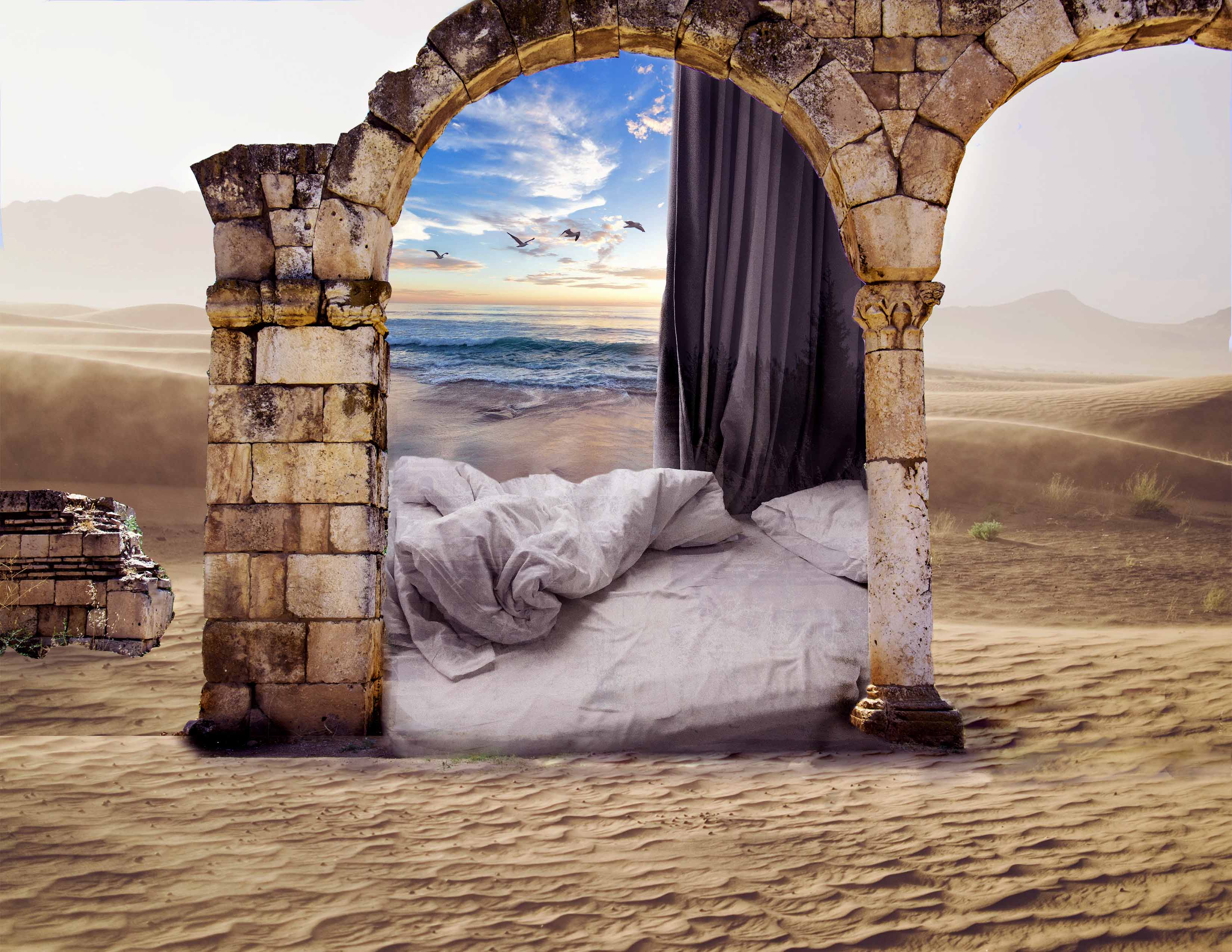 Surreal Landscape for Art Exhibition